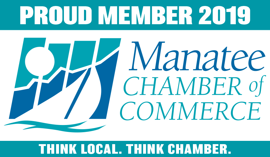 Manatee Chamber of Commerce member 2019 badge